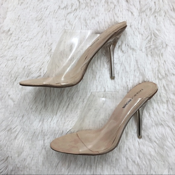 fashion nova transparent shoes